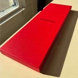 Ferragamo Red Tie Gift Box